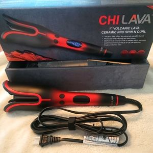 CHI Lava 1" Ceramic Pro Spin N Curl NEW In Box